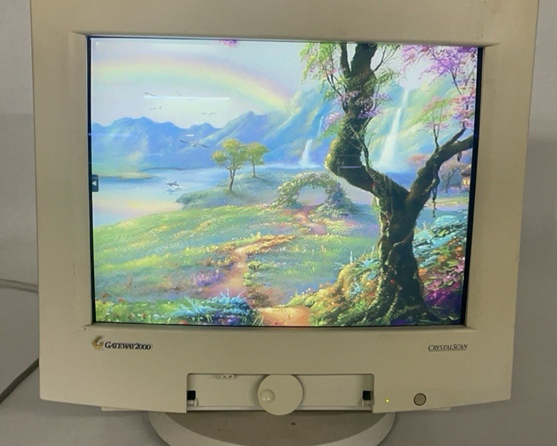 Gateway EV700-7000965 YE0711-01 16" CRT VGA  Tested No Power Cord