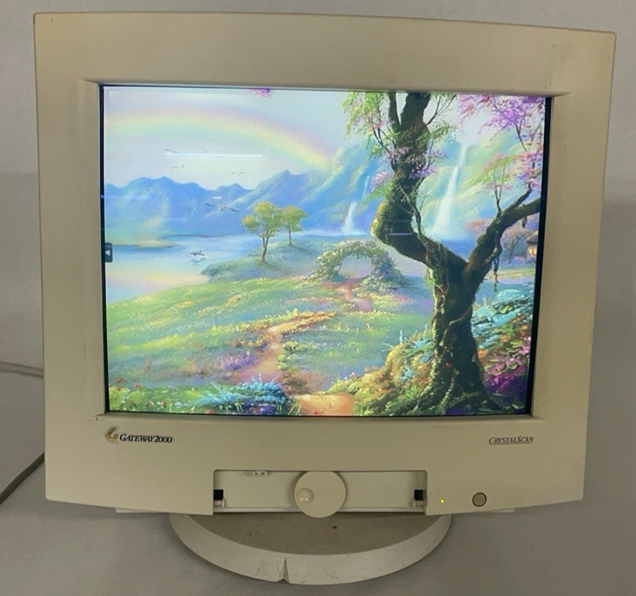 Gateway EV700-7000965 YE0711-01 16" CRT VGA  Tested No Power Cord1