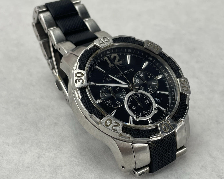 Michael Kors MK-8199 Chronograph Quartz Parts Or Repair Not Ticking