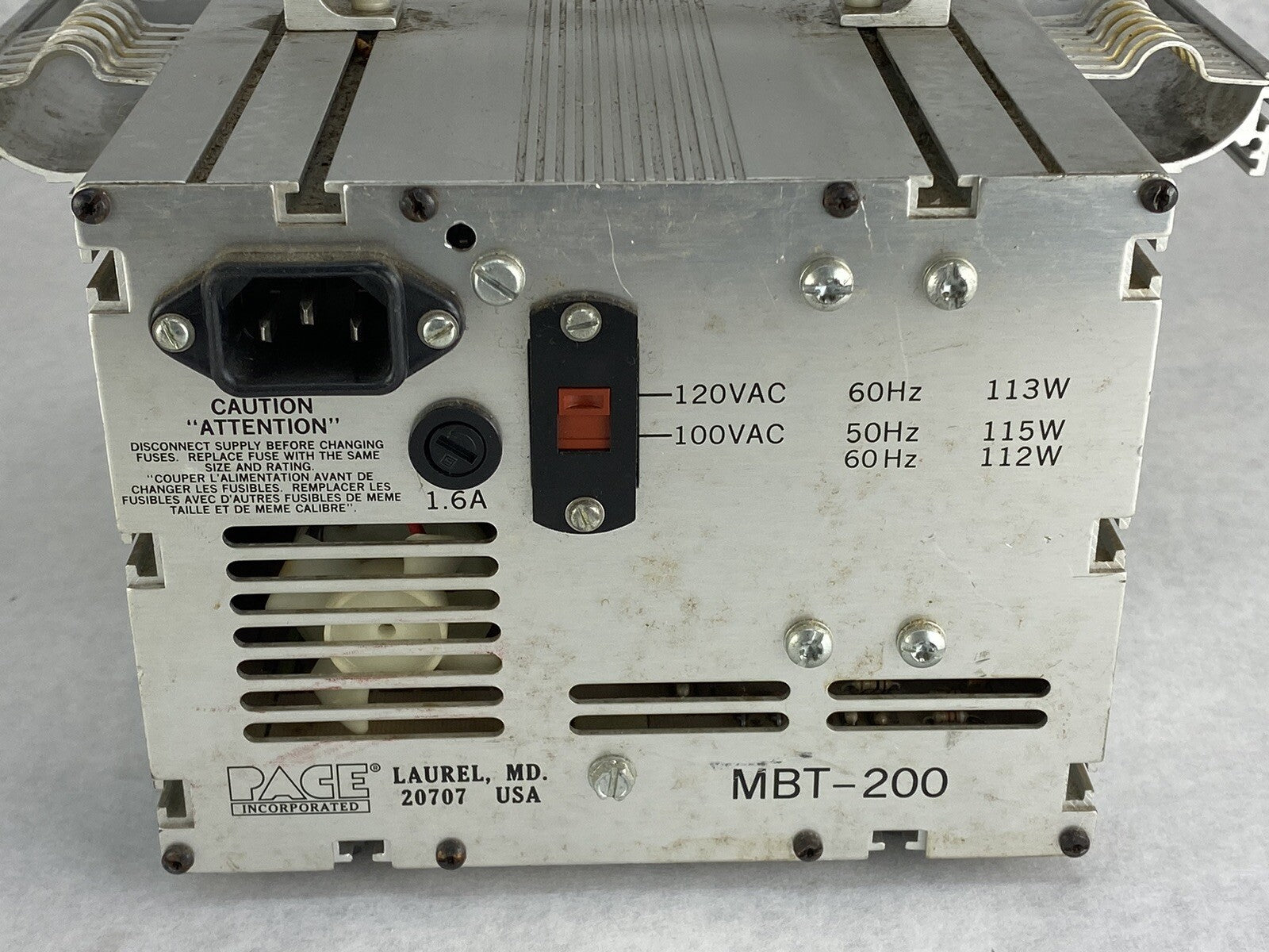 Pace MBT-200 MicroBenchTop Soldering Unit Power Tested No Power Cord