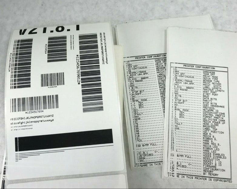 Zebra 105SE 105-511-00000 Thermal Transfer Label Printer - Fading Printhead