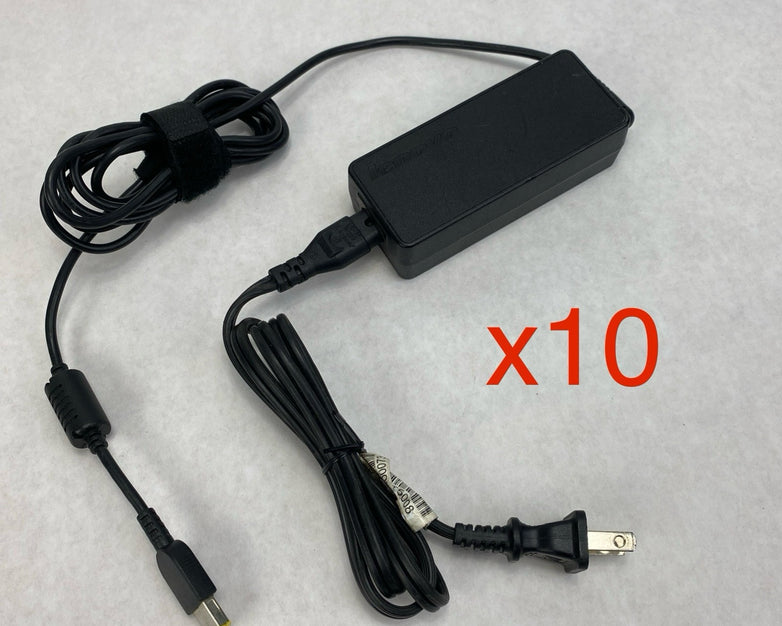 Lenovo ADLX65NLC2A 65W 20V 3.25A Slim Square Tip Charger AC Adapter (Lot of 10)