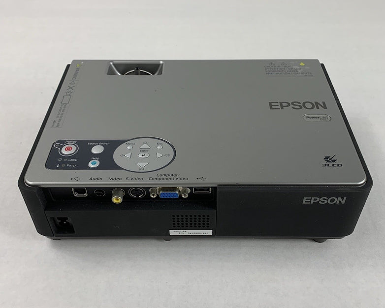 Epson PowerLite EMP-755 LCD Projector w/ Remote - Parts or Repair