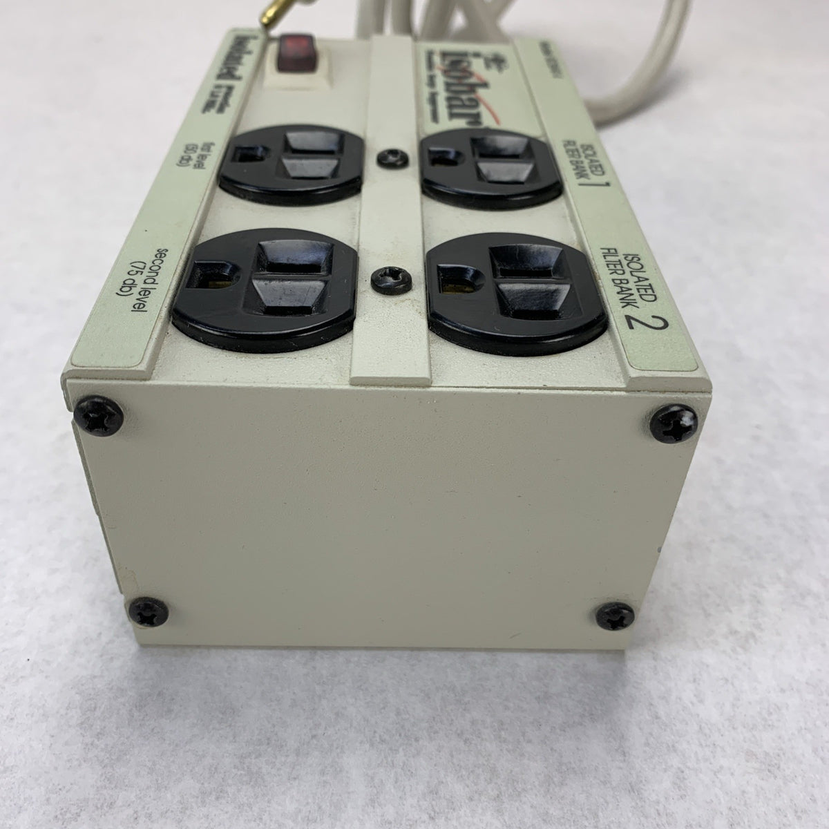 Tripp Lite ISOBAR 4 IB4 120V 15A Premium 4-Outlet Surge Suppressor - Tested4