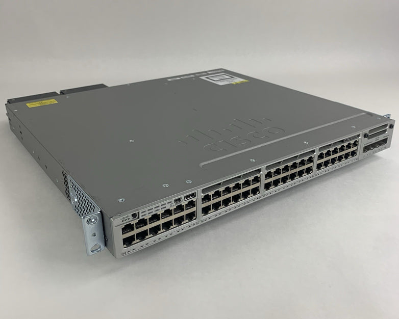 Cisco WS-C3850-48P-L V07 48-Port PoE Switch Tested w/ C3850-NM-4-10G 2x PSU