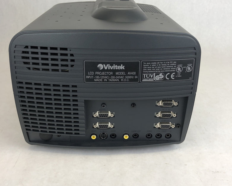 Vintage Vivitek Voyager A400 LCD Projector 407H:20 750 Lumens With Remote