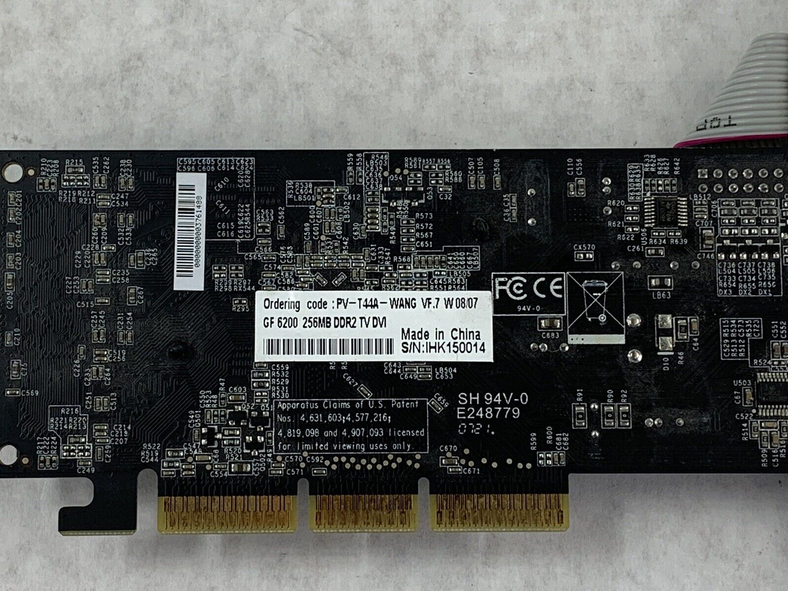 Xfx NVIDIA PV-T44A-WANG GeForce 6200 256MB DDR2 Video Card GPU
