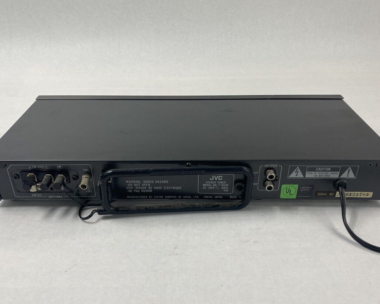 JVC T-GX2 FM/AM Synthesizer Stereo Tuner Power Tested