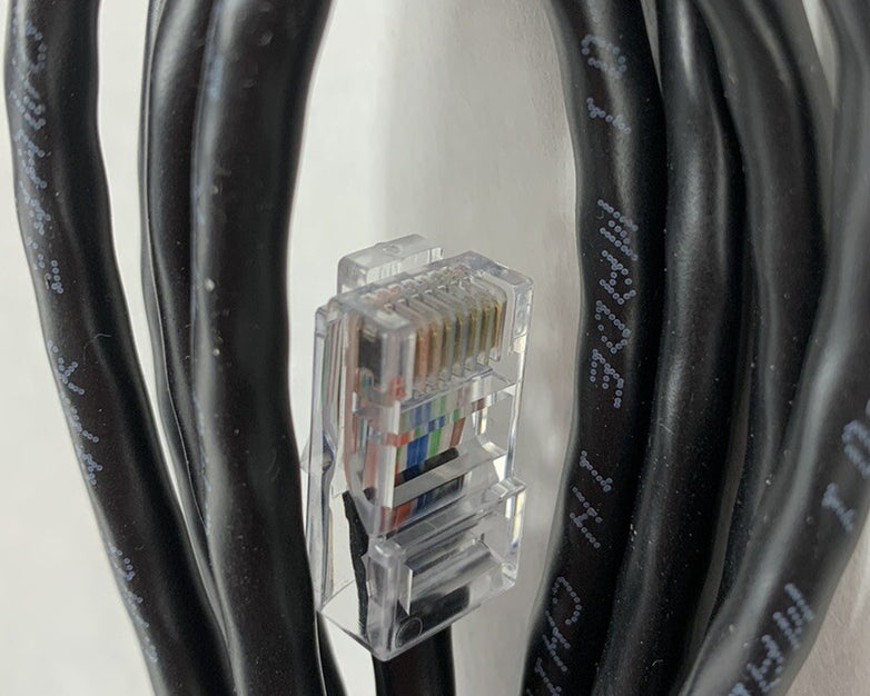 Unbranded RJ-45 Ethernet Cable Black 6 Ft (Lot of 4)