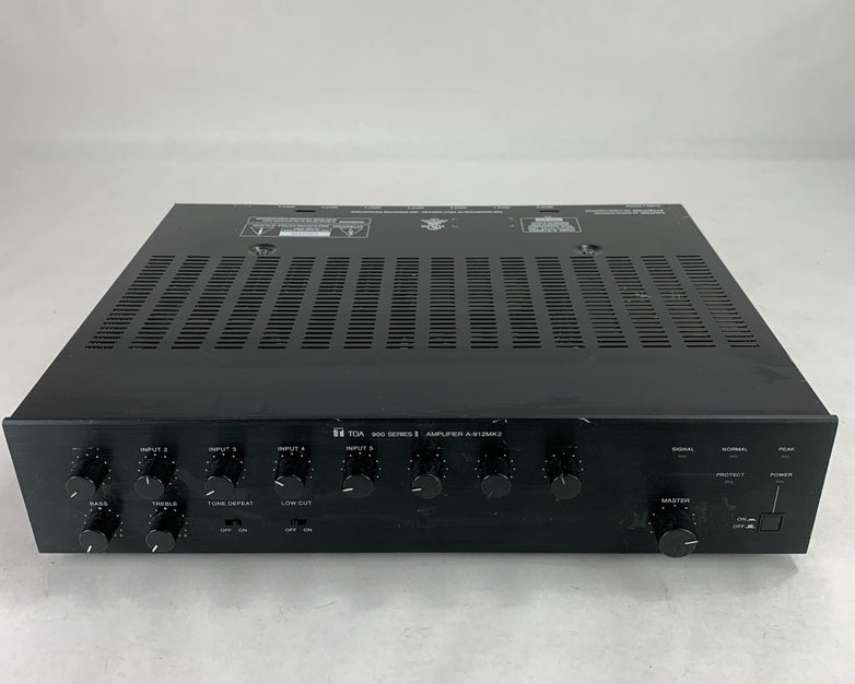 TOA Electronics 900 Series II 120W 8-Channel Modular Mixer Amplifier A-912MK2