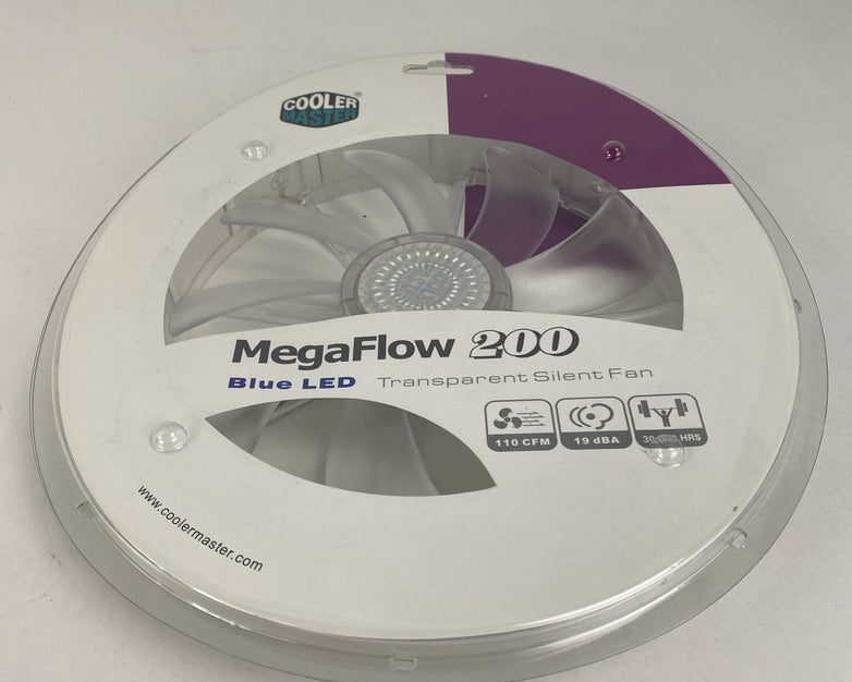 Cool Master R4-LUS-07AB-GP MegaFlow 200 Blue LED - Lot of 2