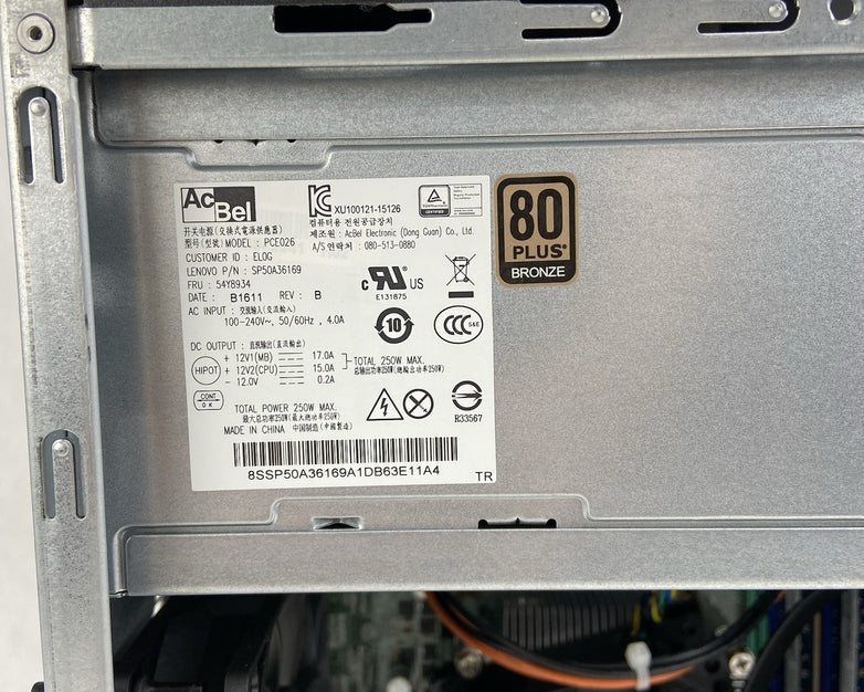 Lenovo ThinkCentre M900 MT Intel Core i5-6500 3.2GHz 8GB RAM No HDD No OS