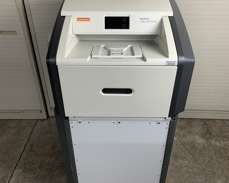 Carestream DryView 5700 Laser Imager w/ Standing Rolling Rack Tested and Prints