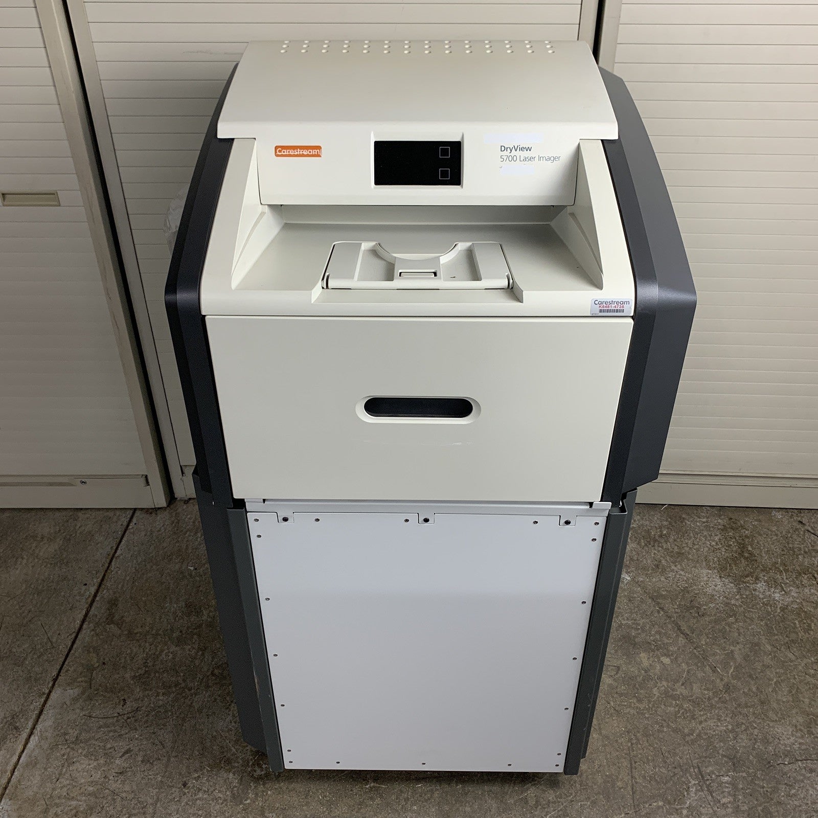 Carestream DryView 5700 Laser Imager w/ Standing Rolling Rack Tested and Prints