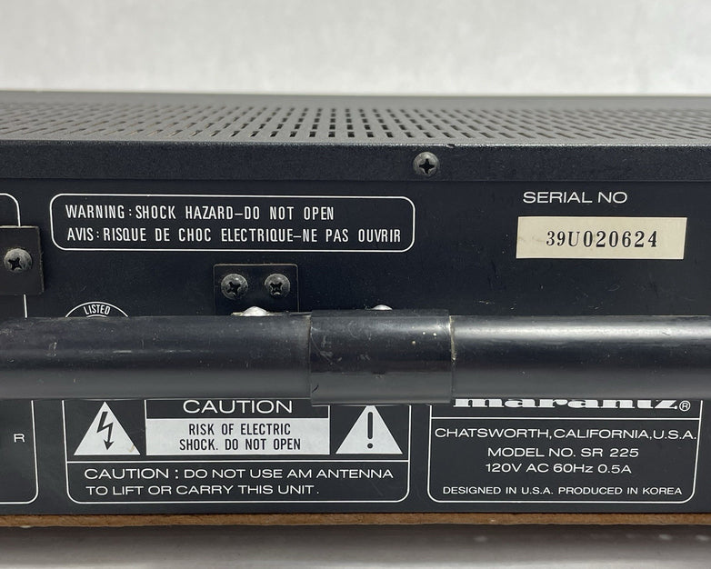 Marantz SR225 Stereo Receiver Tested