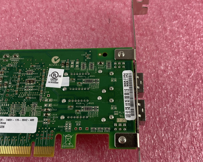 QLogic PX2510401 Dual-Port 4GB Fibre Channel Host Bus Adapter - Lot of 2
