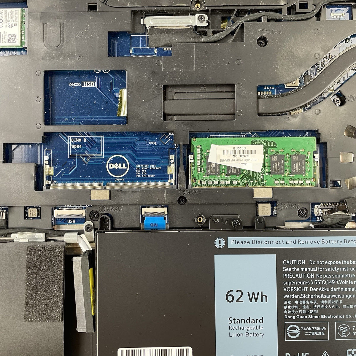 Dell Latitude E5570 15.6" i5-6200U 2.30 GHz 8 GB RAM No SSD/OS/AC22