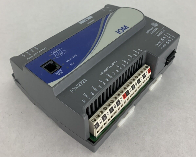 Johnson Controls Metasys IOM2721 Expansion Module MS-IOM2721-0 Power Tested