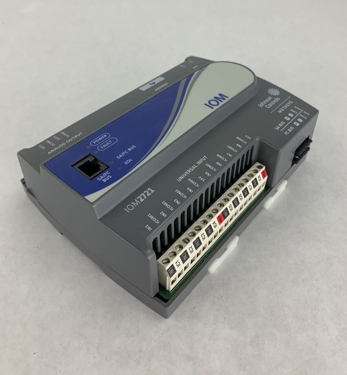 Johnson Controls Metasys IOM2721 Expansion Module MS-IOM2721-0 Power Tested