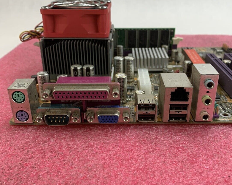 SOYO SY-K7VM333 Motherboard mATX AMD Sempron 2500T 1.75GHz 256MB RAM w/ Shield