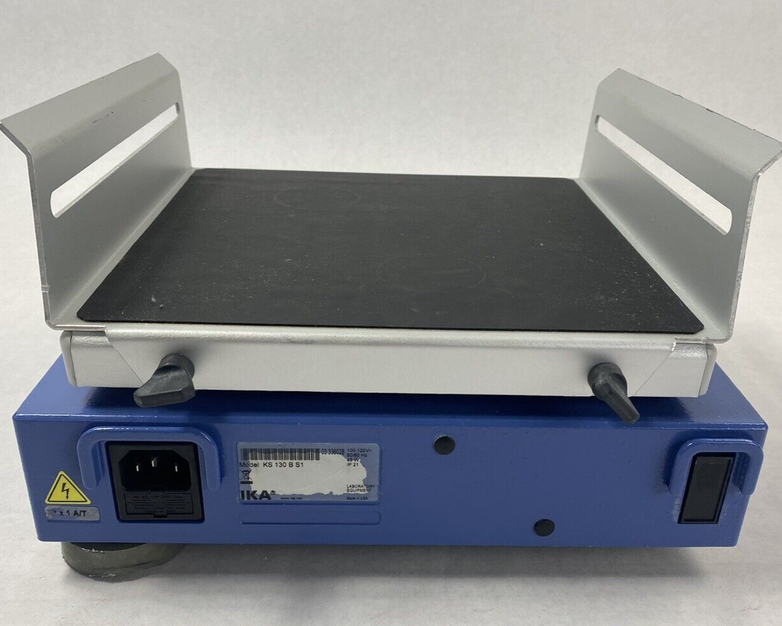 IKA KS 130 B S1 Low Profile Orbital Laboratory Shaker Power Tested No Power Cord