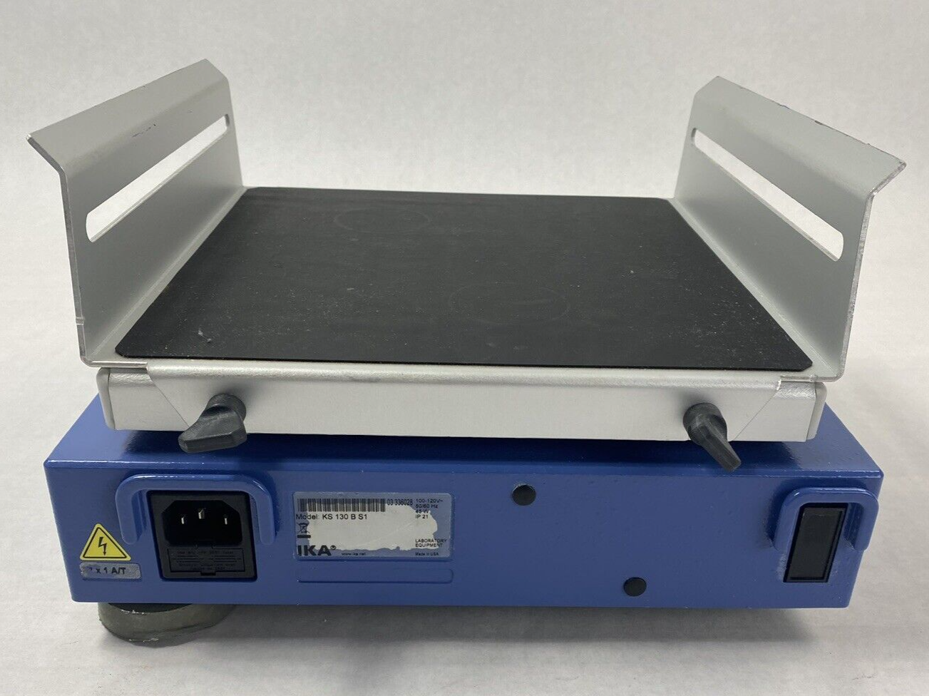 IKA KS 130 B S1 Low Profile Orbital Laboratory Shaker Power Tested No Power Cord