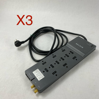 Belkin BE112234-10 Surge Protector Lot of 3