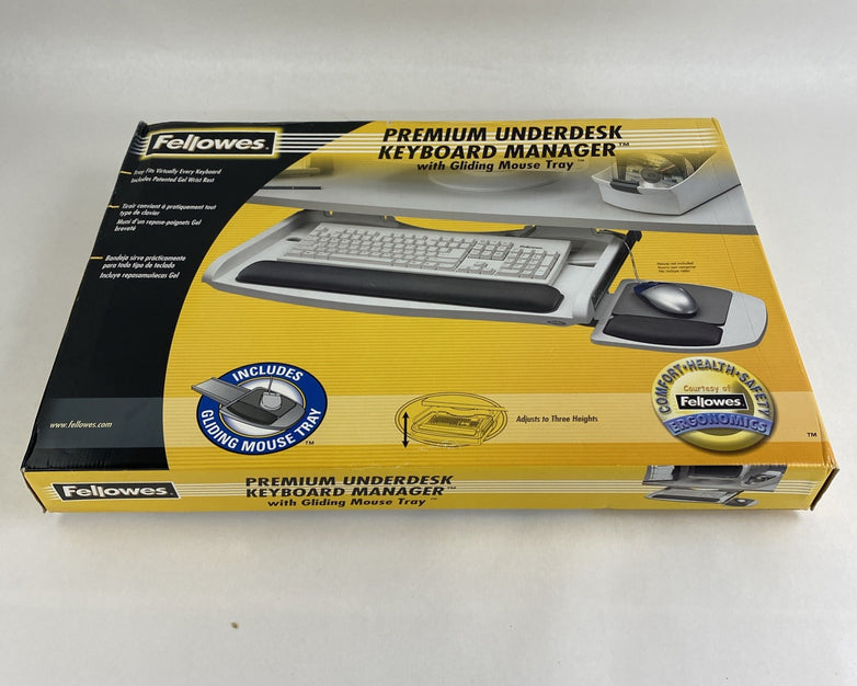 Fellowes 93801 Premium Underdesk Keyboard Manager