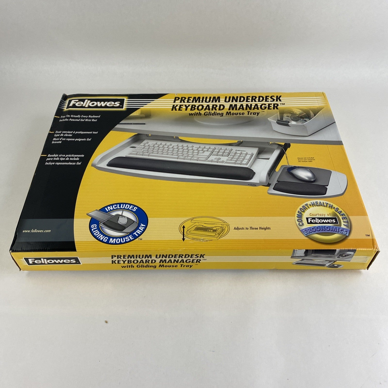 Fellowes 93801 Premium Underdesk Keyboard Manager1