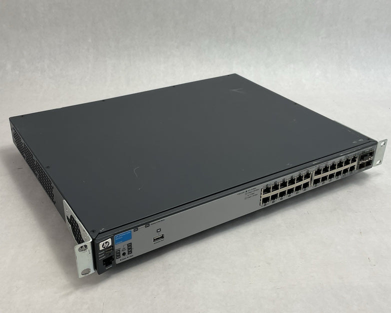 HP ProCurve J9145A 2910AL-24G 24 Port Gigabit Switch Tested & Reset