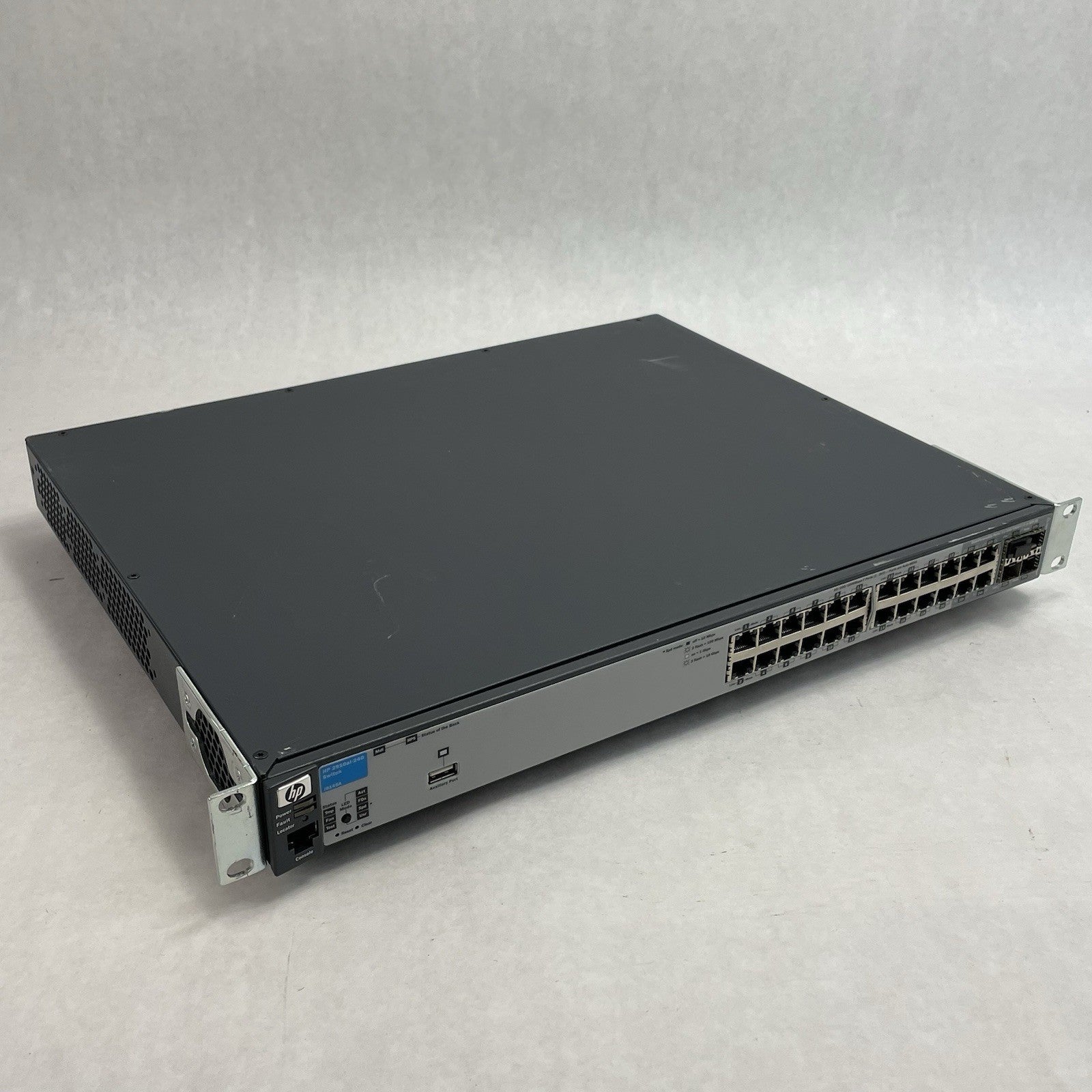 HP ProCurve J9145A 2910AL-24G 24 Port Gigabit Switch Tested & Reset0