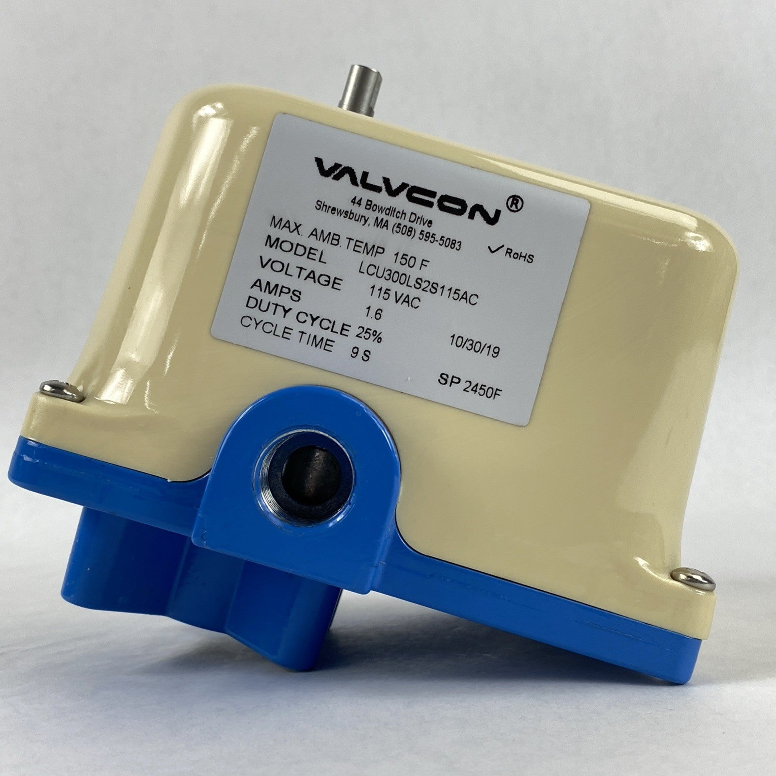 Valvcon LCU300LS2S115AC LCU-Series Single Direction Actuator13