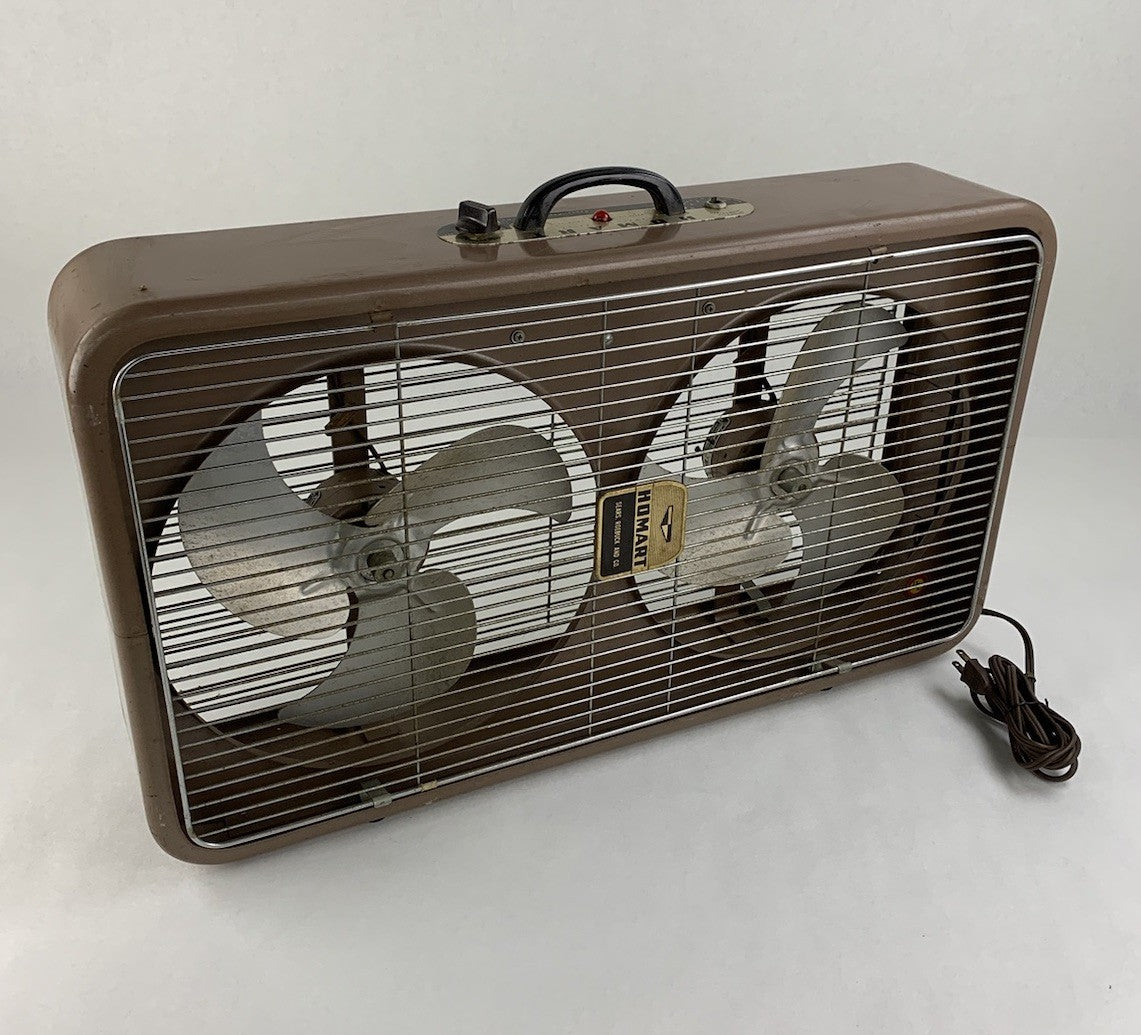 Homart Cooling Sears Roebuck 317 93137 Vintage Double Box Fan