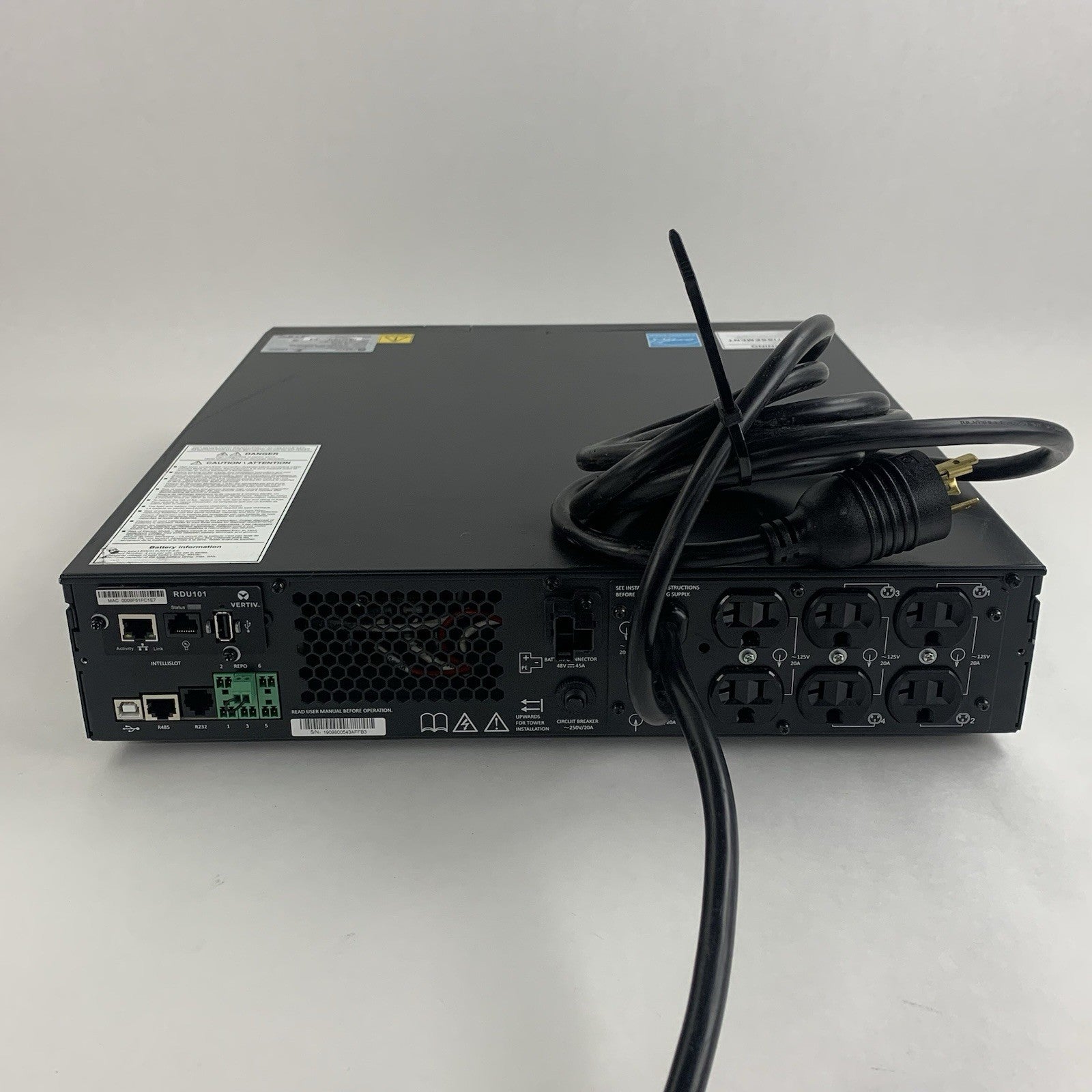 Vertiv GXT5-2000LVRT2UXL 2000VA 1800W UPS RDU101 Tested No Batteries No Ears7