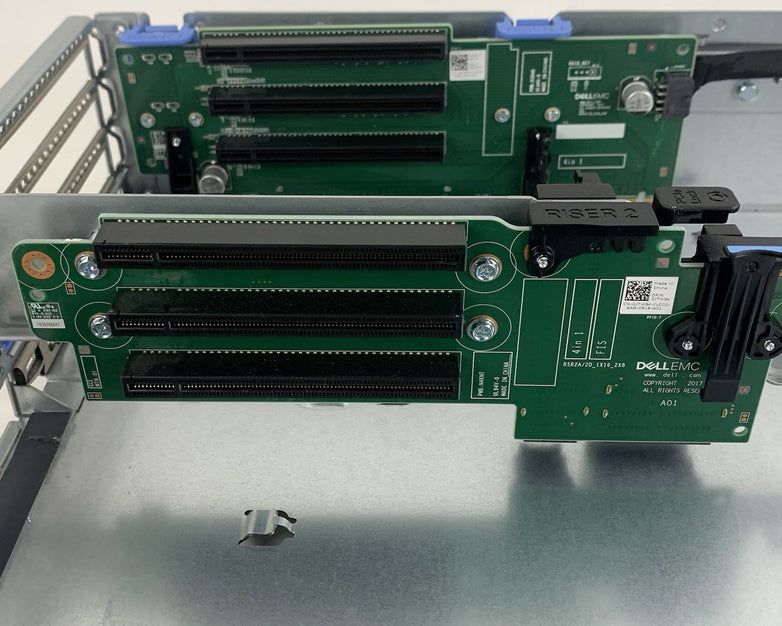 Dell Poweredge R740xd Barebones Server Chassis 2.5" 24 Bay 15x Caddies 3x Risers