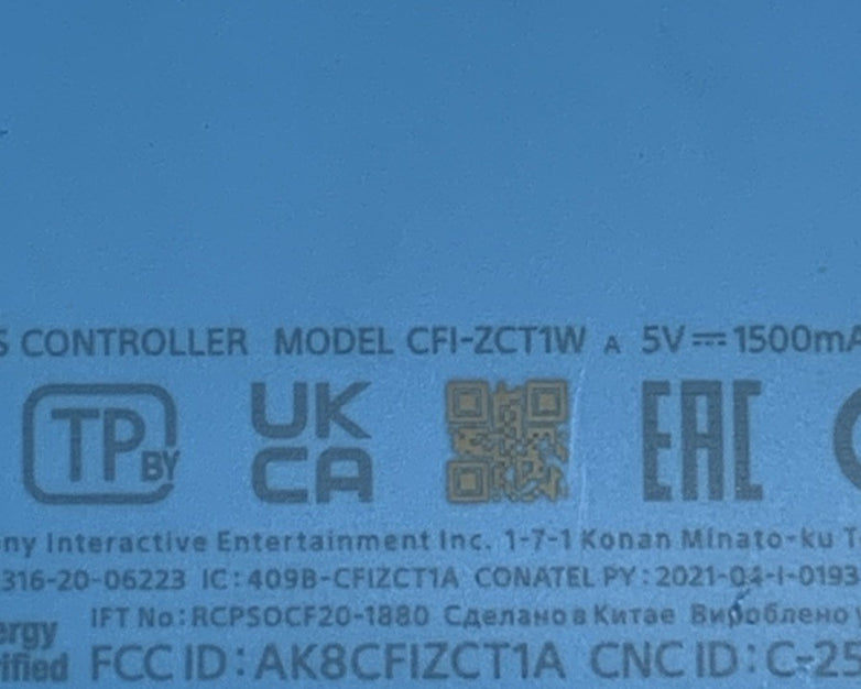 Sony PlayStation 5 CFI-ZCT1W DualSense Wireless Controller Starlight Blue