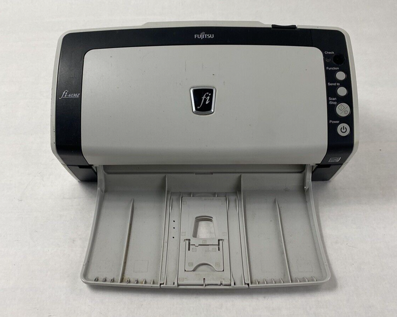 Fujitsu fi-6130z Document Scanner For Parts or Repair No AC Adapter