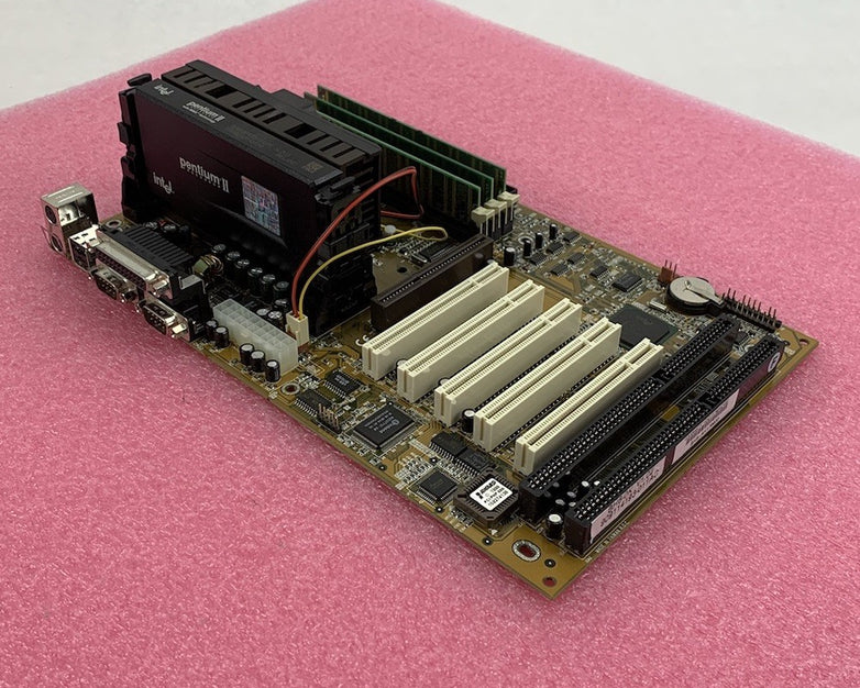 Abit i440BX Motherboard Pentium II 233MHz 128MB RAM No Shield