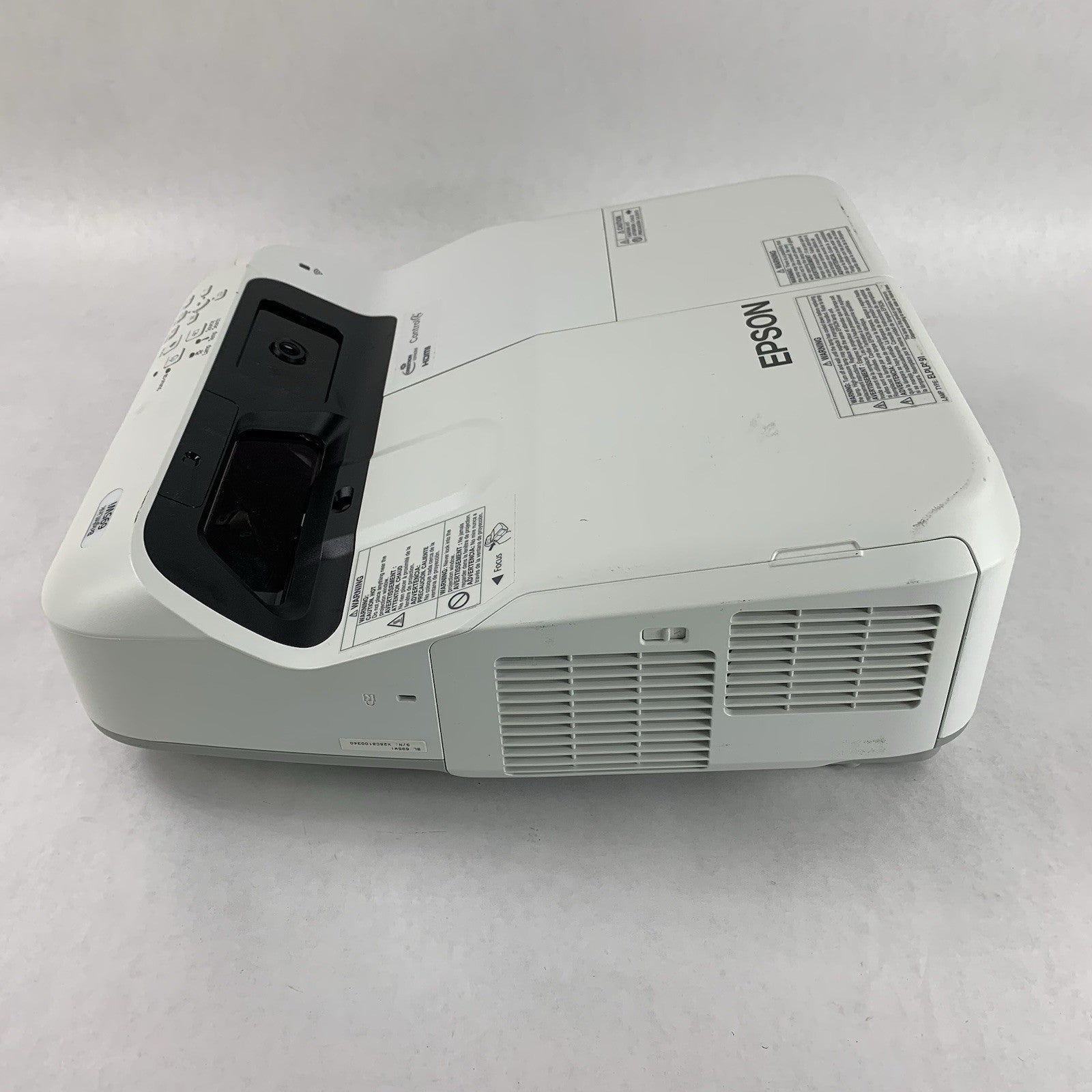 Epson PowerLite 695Wi H740A LCD Lamp Projector 1132 Lamp Hours - No Remote4