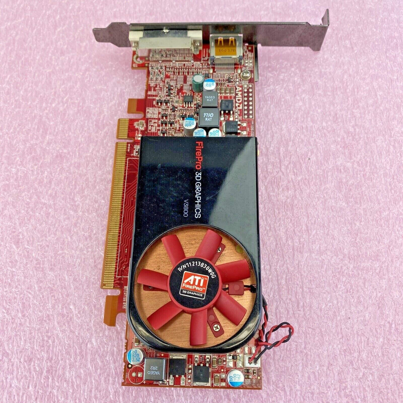 ATI 102C0210610 FirePro V3800 512MB DisplayPort DVI PCIe GPU (Lot of 2)