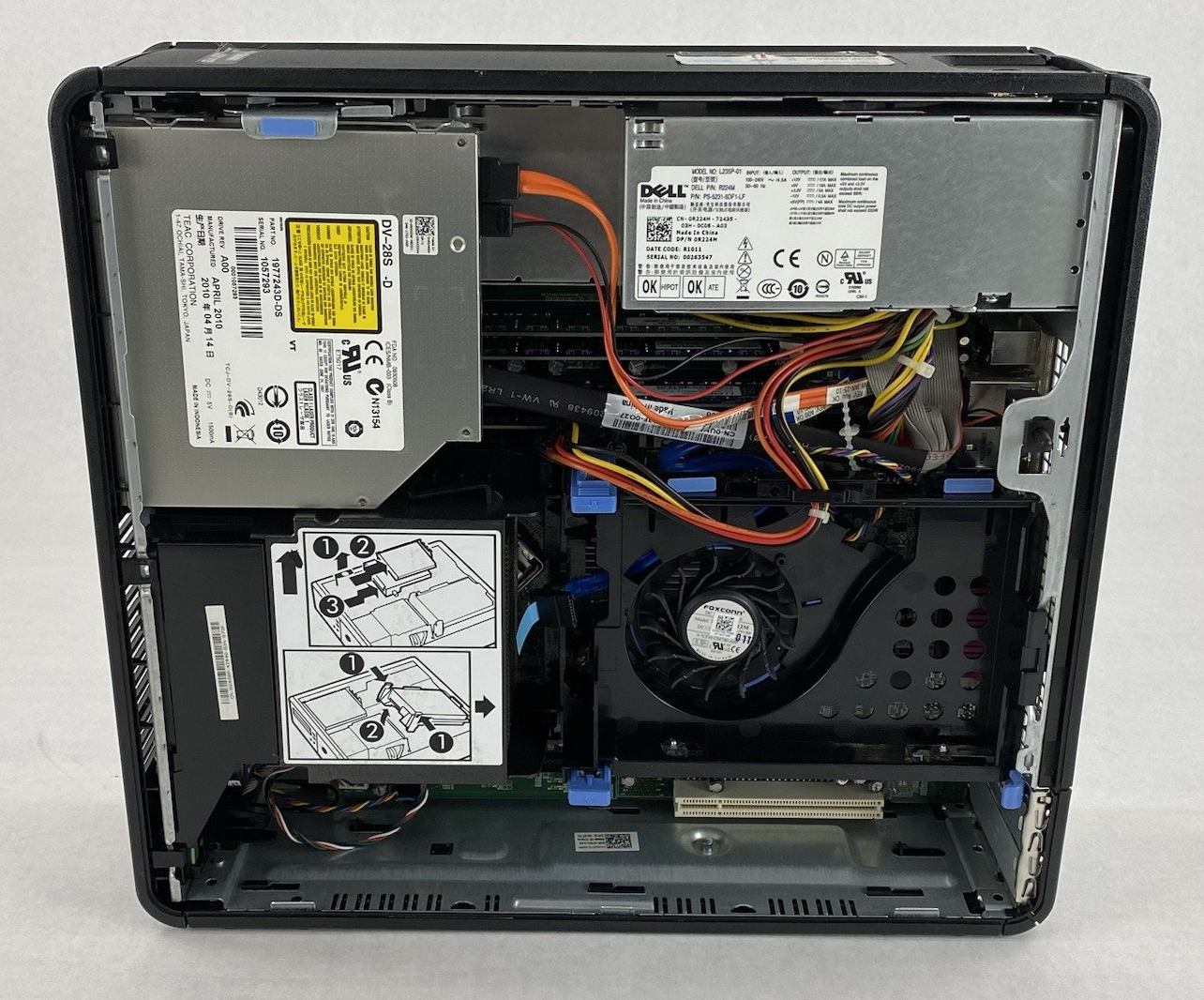 Dell OptiPlex 780 SFF Intel Core 2 Duo E8400 3.00GHz 8GB RAM No HDD No OS