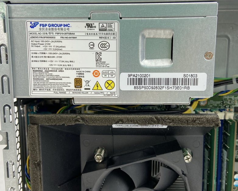 Lenovo ThinkCentre M900 SFF Intel Core i5-6500 3.2GHz 8GB RAM No HDD No OS