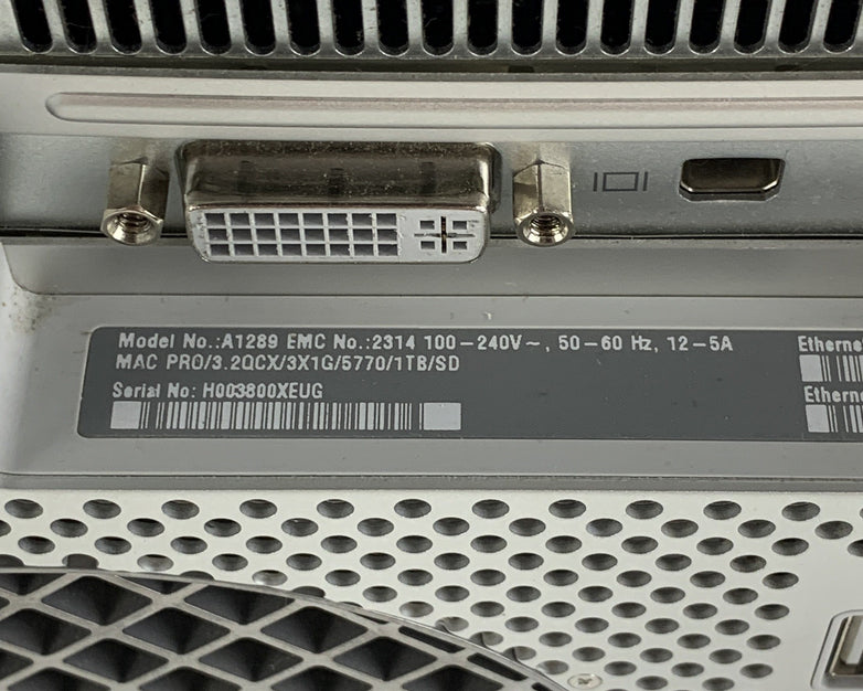 Apple Mac Pro 5,1 2010 Xeon W3565 3.2 GHz 32 GB Ram 7TB Fusion ATI Radeon 5770