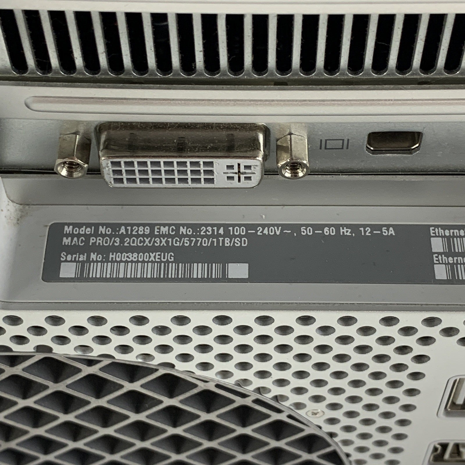 Apple Mac Pro 5,1 2010 Xeon W3565 3.2 GHz 32 GB Ram 7TB Fusion ATI Radeon 5770