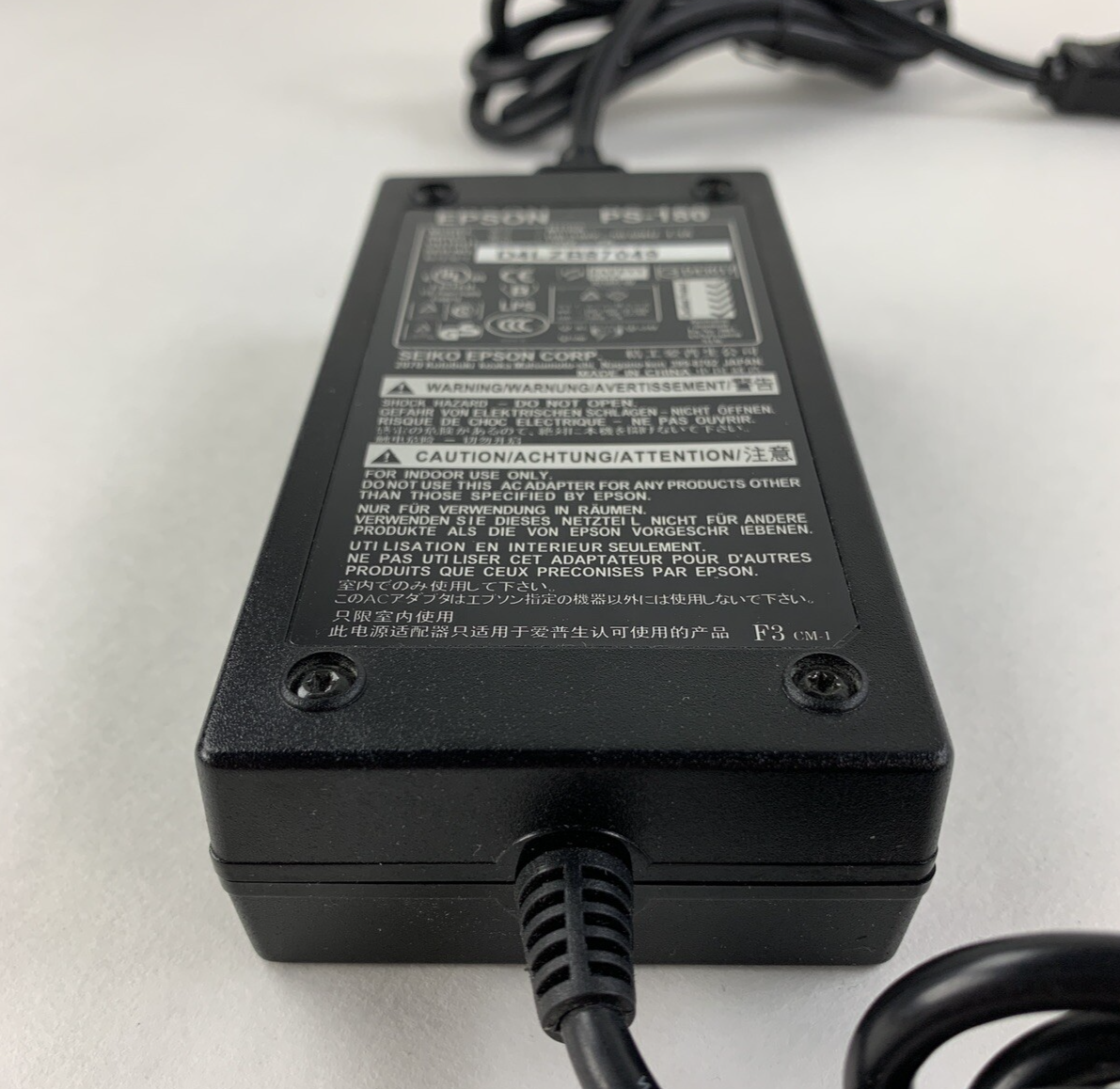 Epson PS-180 M244A AC Adapter Power Supply M159B M159A Printers Lot of 2