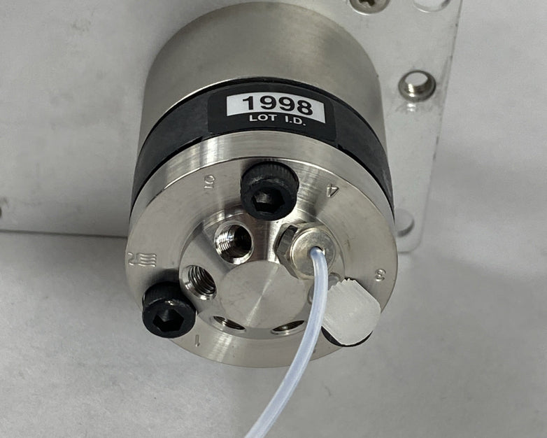 Rheodyne 7750E-020 6 Port Valve Oriental Motor C7733-9012K Vexta Stepping Motor