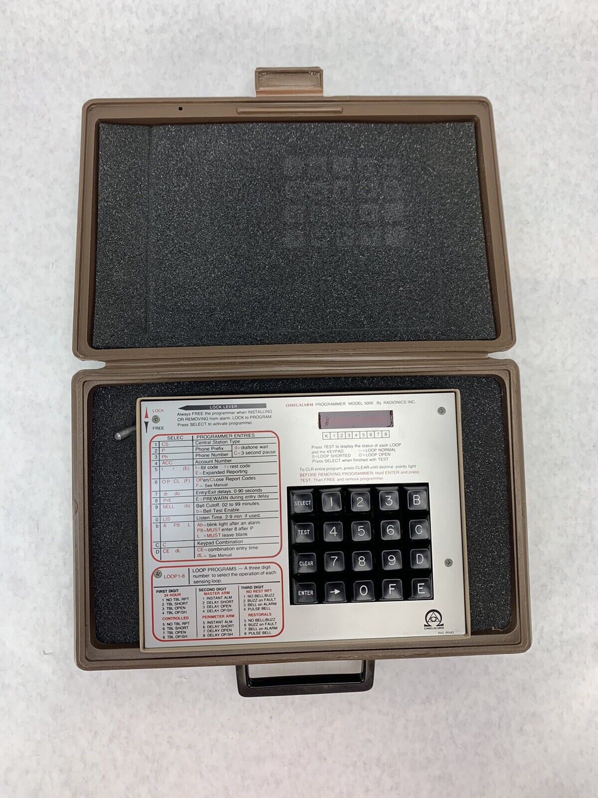 Omegalarm Programmer 5000 with Hard Case