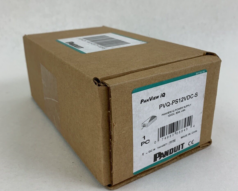 Panduit  PVQ-PS12VDC-S PanView iQ Power Supply 12V DC 2.5A Open Box