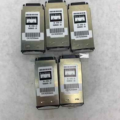 Lot 5 Cisco Systems 30-0759-01 1000BASE-SX SX 21H9876
