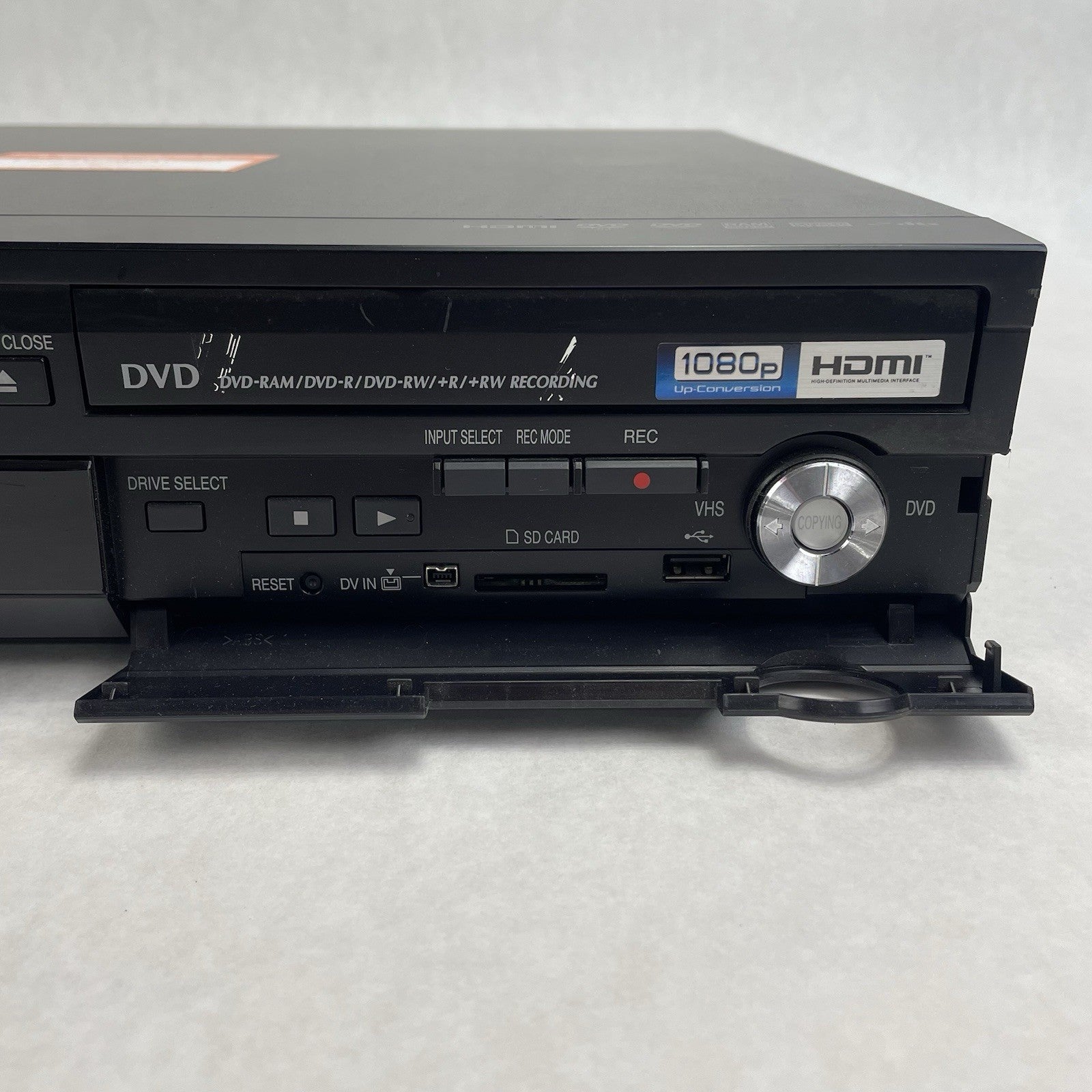 Panasonic DMR-EA38V DVD Recorder VCR Combo HDMI 1080p Tested No Power Cord